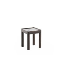 coffee table Inset: ebony oak, marble white