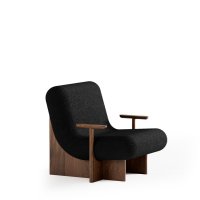 armchair Kivo: sage 801, dark oak