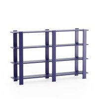 bookcase Ligo: cobalt oak