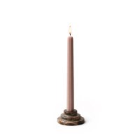bougeoir Rokk: marble brown