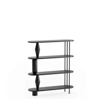 bookcase Vazoo: black oak