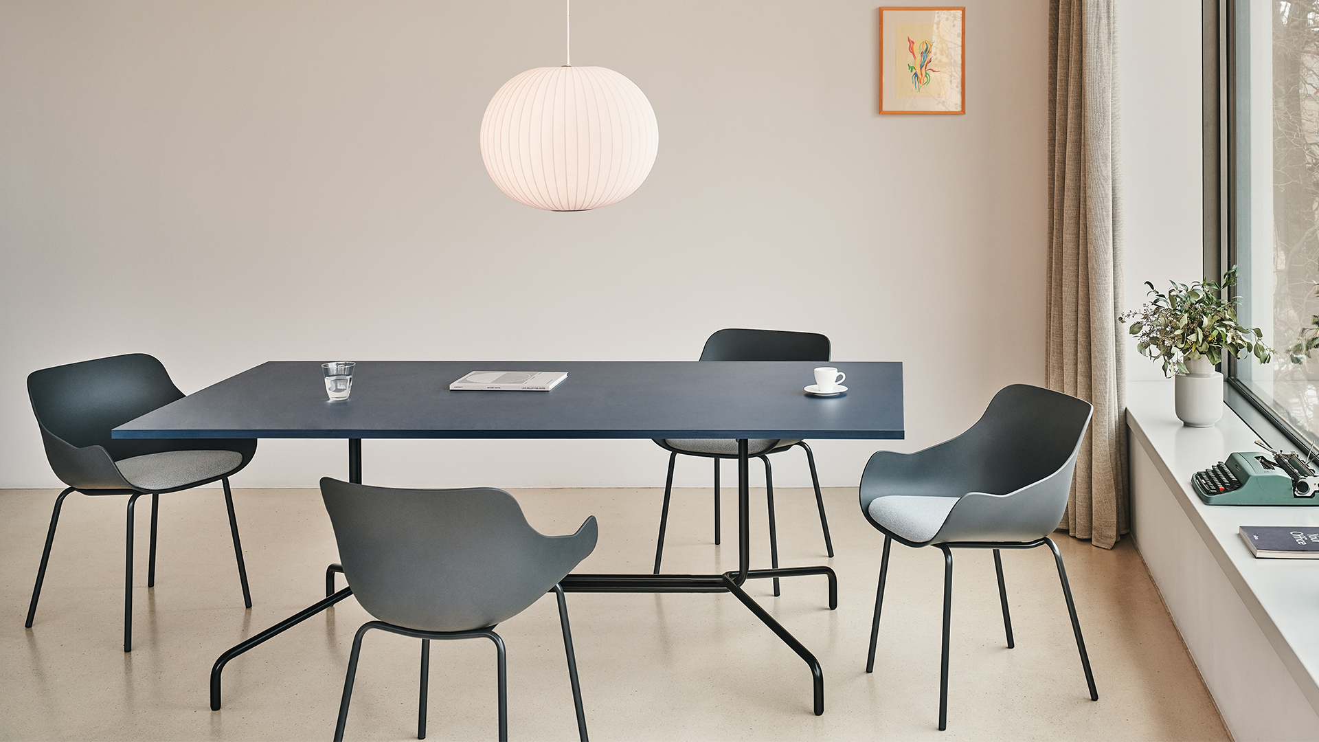 Stoel met 4-potige basis Baltic Remix - lookbook