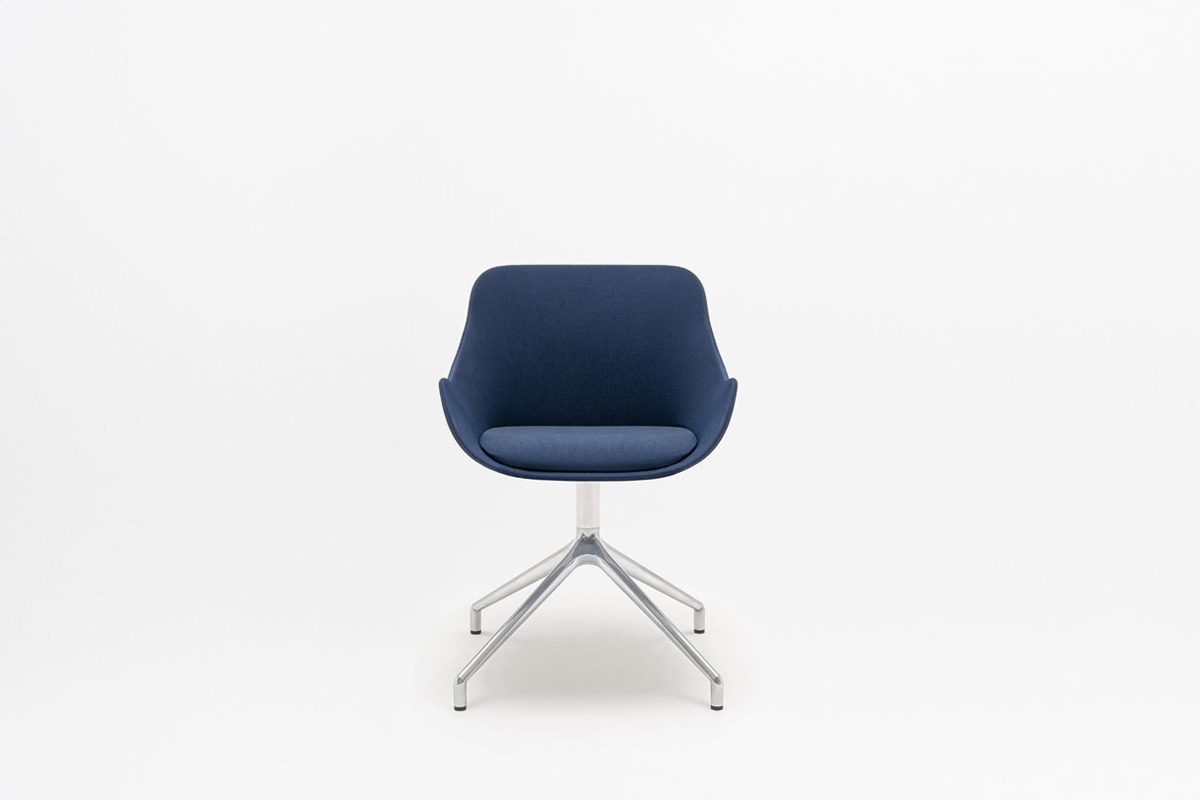 Chair Polished Aluminium Base Baltic Classic