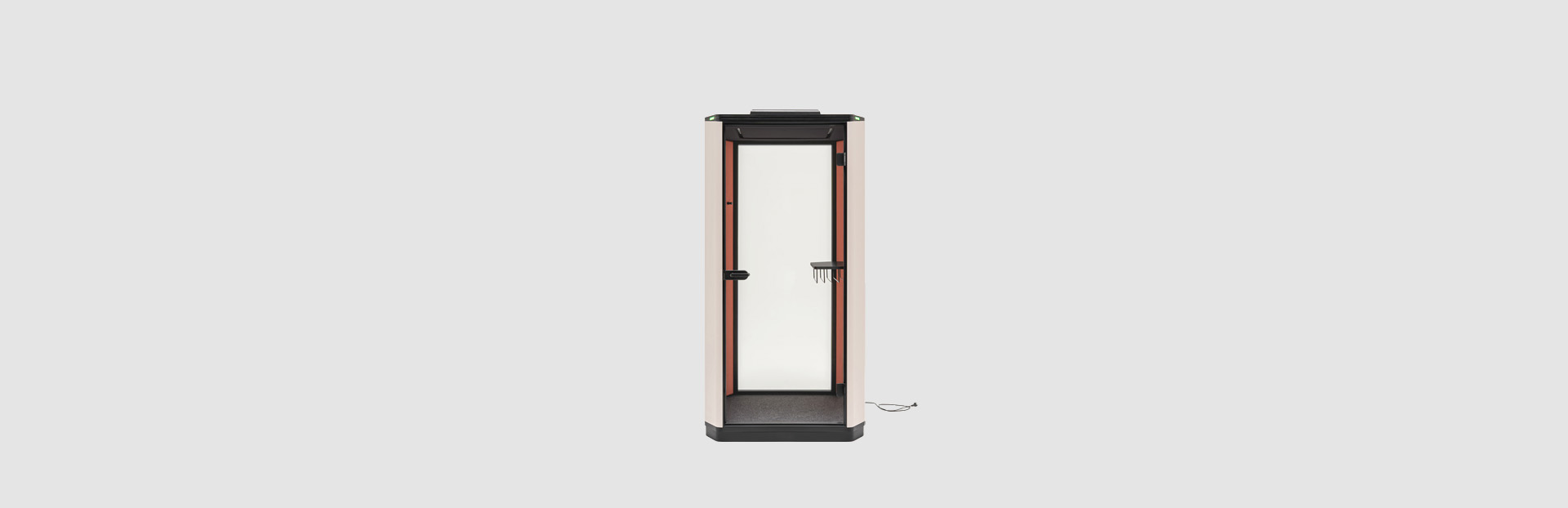 Een geluidsdichte cabine voor één persoon Coda - lookbook