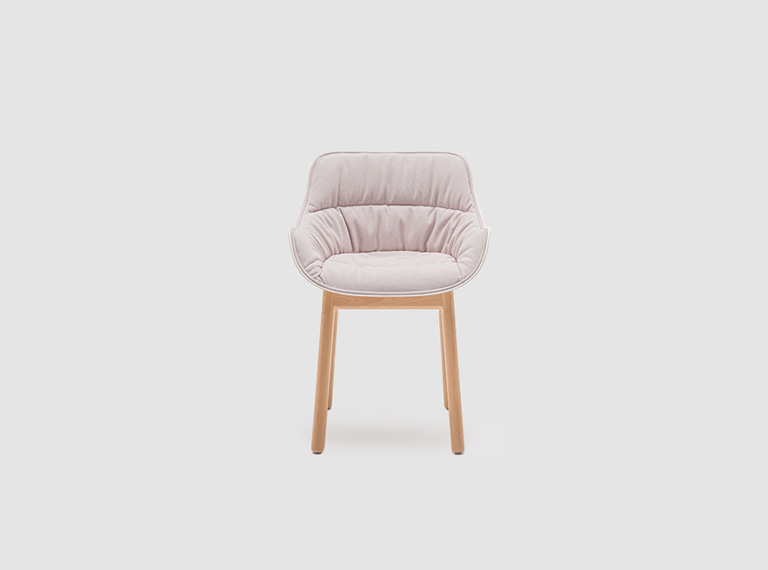 Stuhl mit holzbasis Baltic Soft Duo - lookbook
