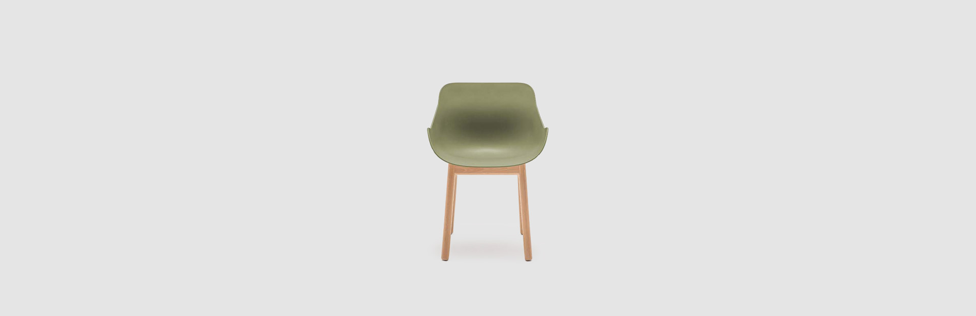Stoel met houten onderstel Baltic Basic - lookbook