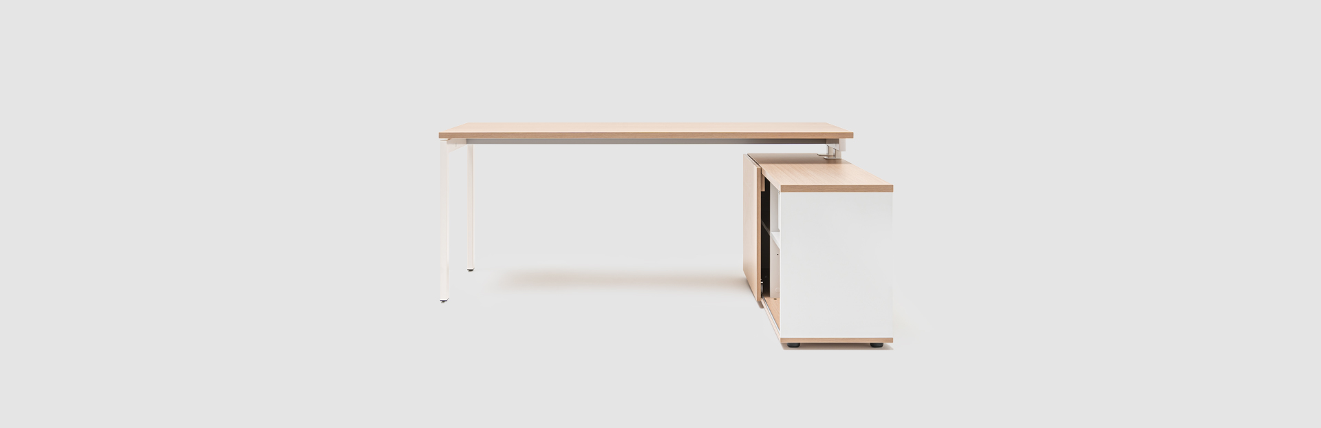 Schreibtisch mit Schrank Ogi U - lookbook