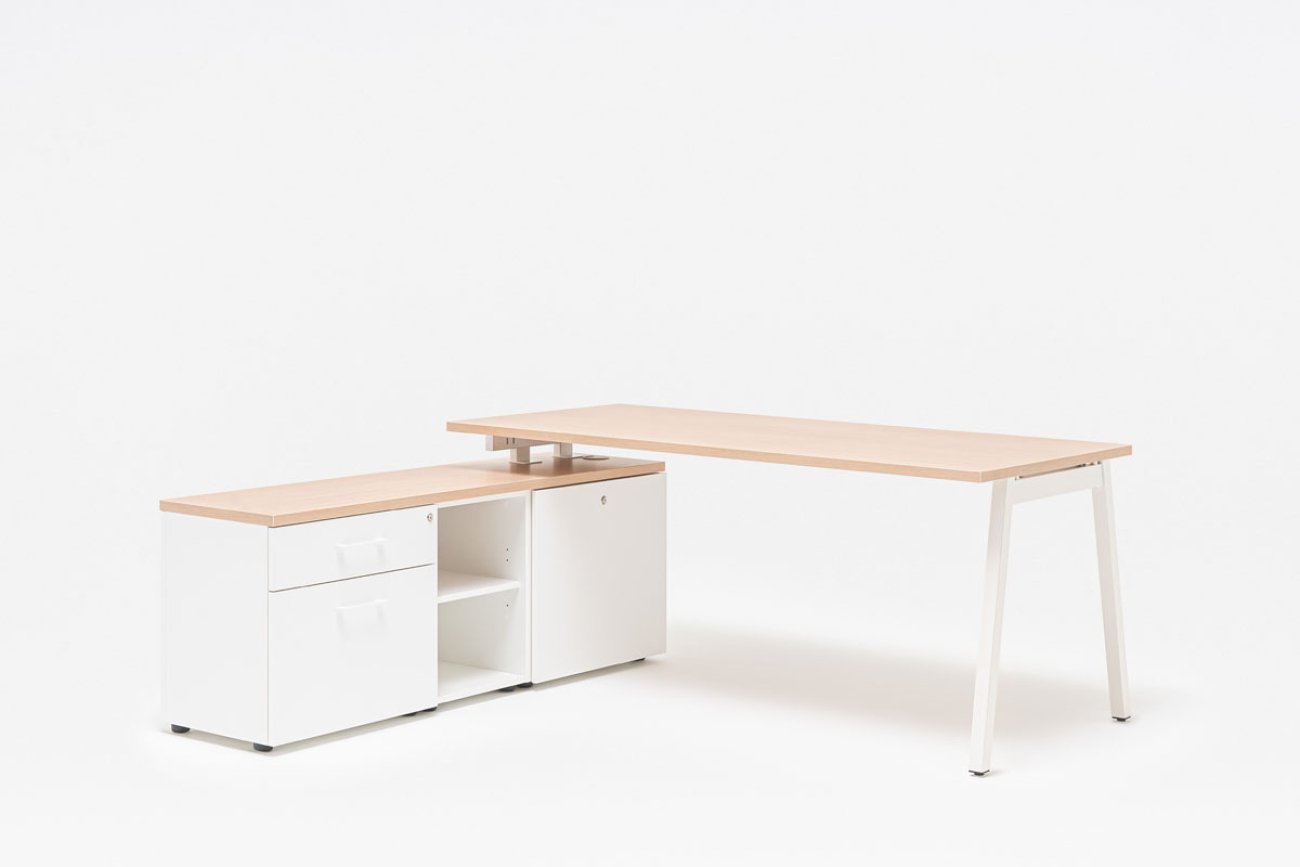 Schreibtisch Mit Schrank Ogi M