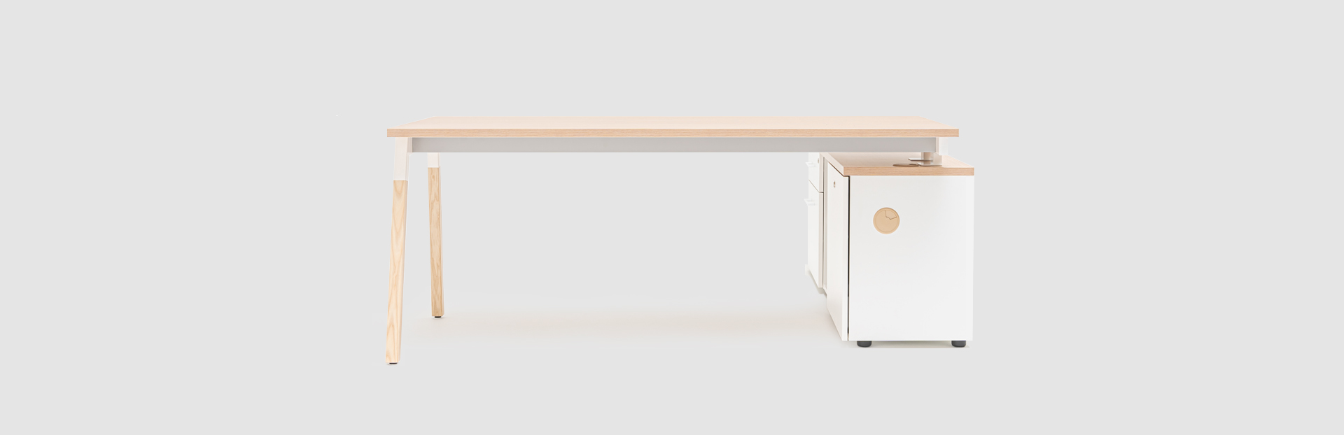 Schreibtisch mit Schrank Ogi W - lookbook