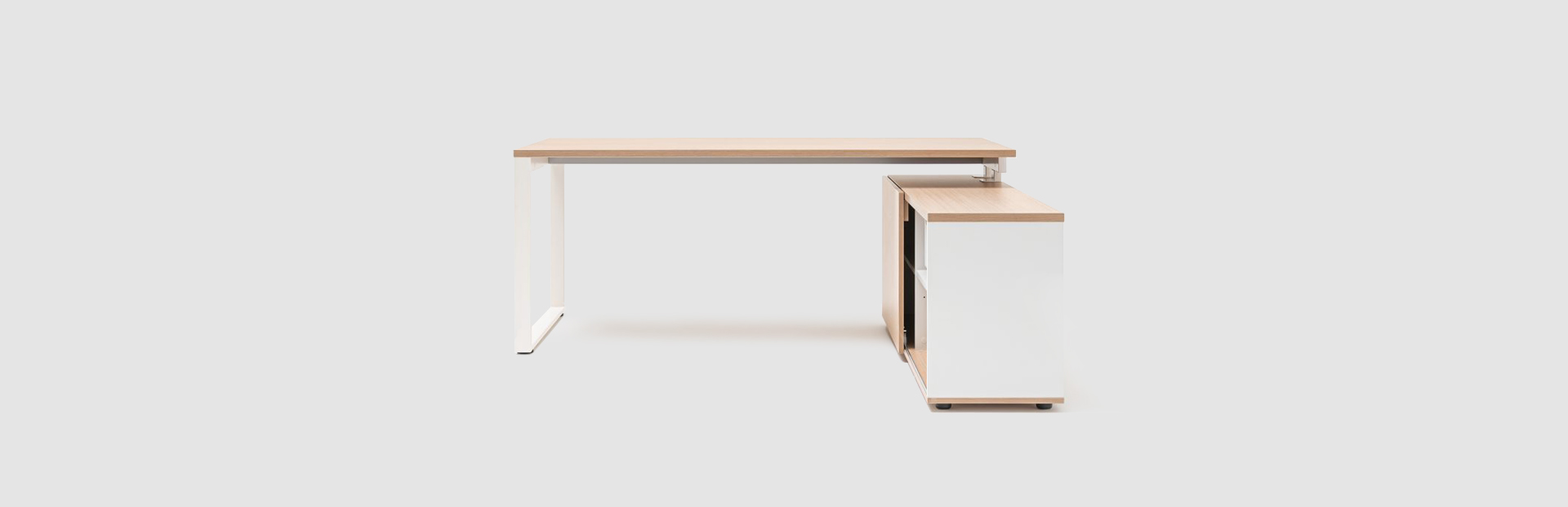 Schreibtisch mit Schrank Ogi Q - lookbook