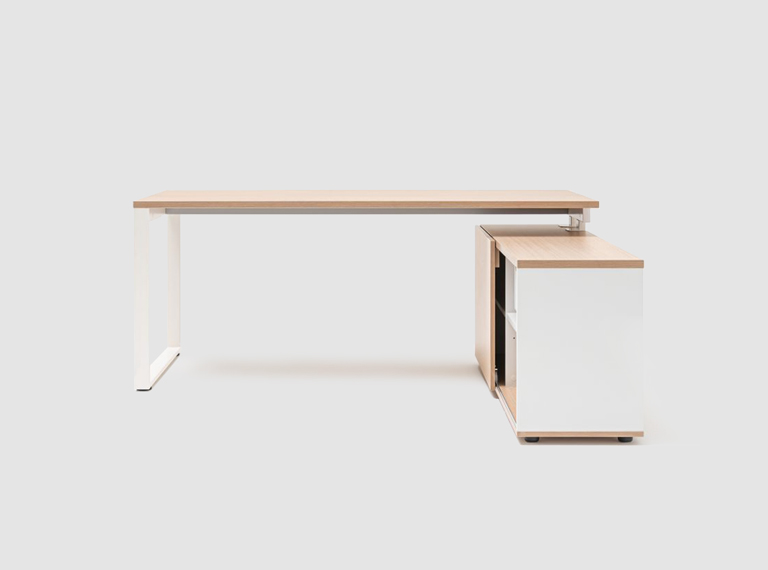 Schreibtisch mit Schrank Ogi Q - lookbook