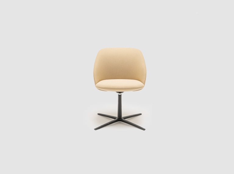 Lounge fauteuil met draaibare voetstuk Paralel - lookbook