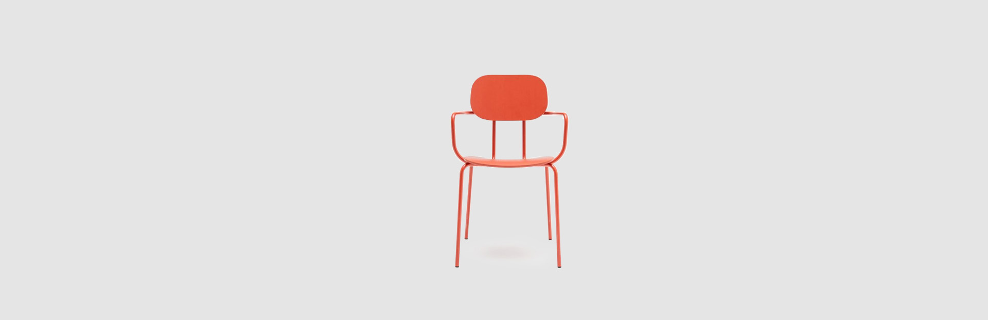 Plywood stoel met 4-poots onderstel New School - lookbook