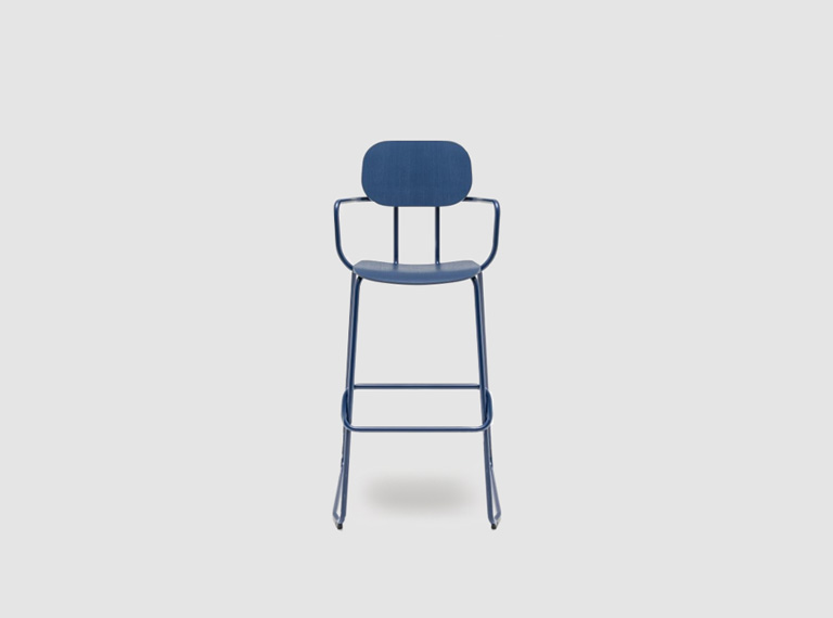 Barhocker aus Sperrholz New School - lookbook
