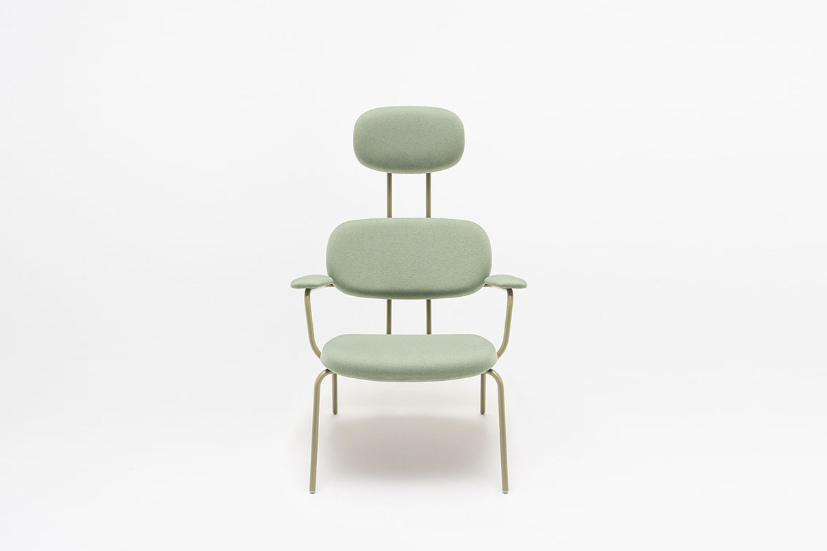 Sillón Tapizado Con Reposacabezas New School Lounge
