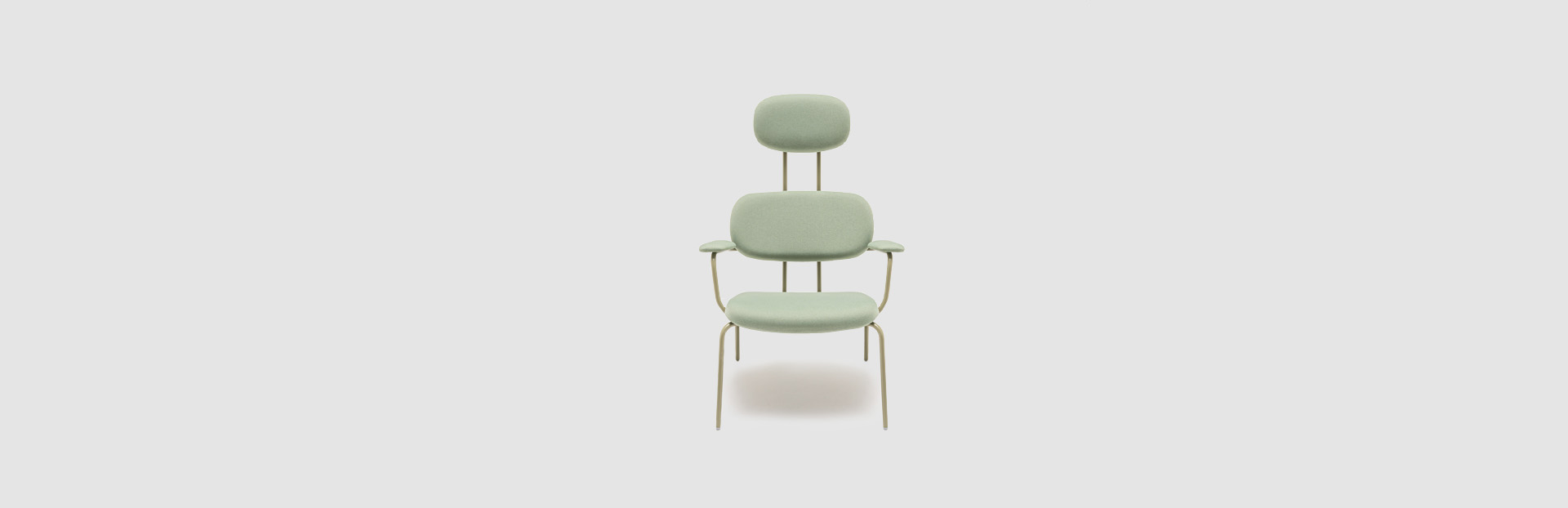 Gestoffeerde fauteuil met hoofdsteun New School Lounge - lookbook