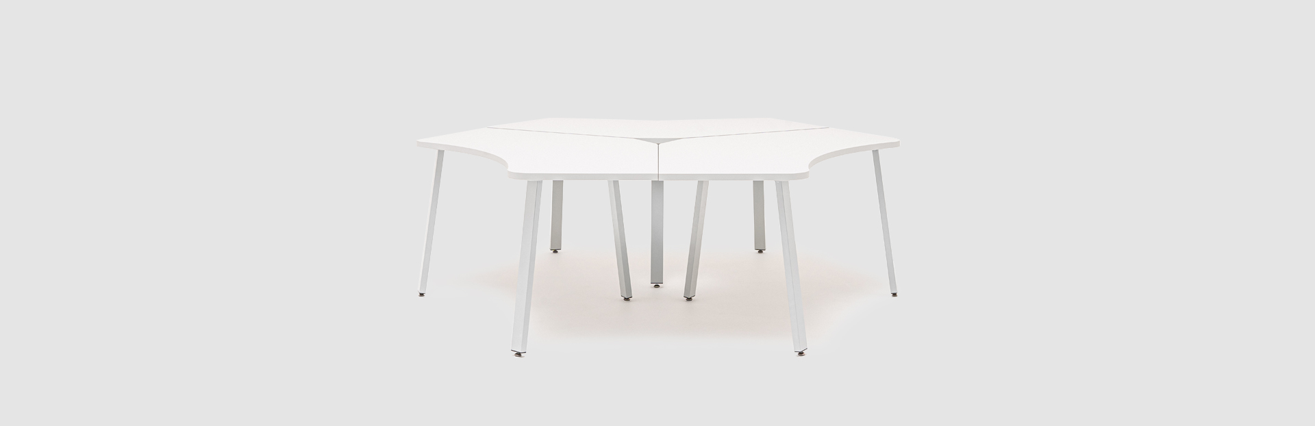 3 Personen Team-Schreibtisch Ogi A Bench - lookbook