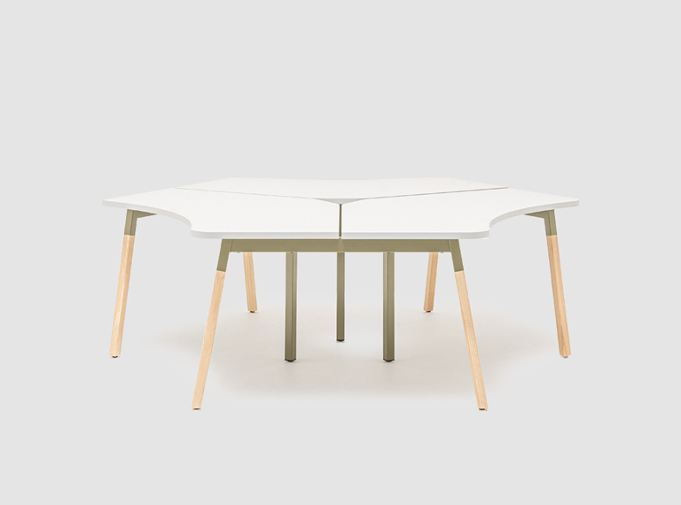 3 Personen Team-Schreibtisch Ogi W - lookbook