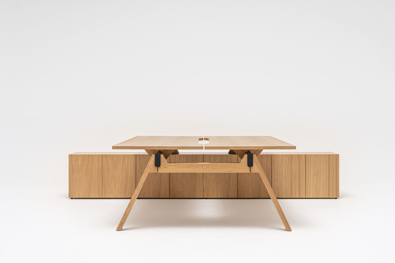 Bench Desk With Storage Viga