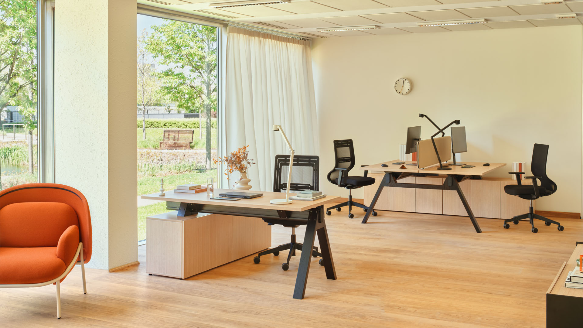 Schreibtisch mit Managerschrank Viga - lookbook
