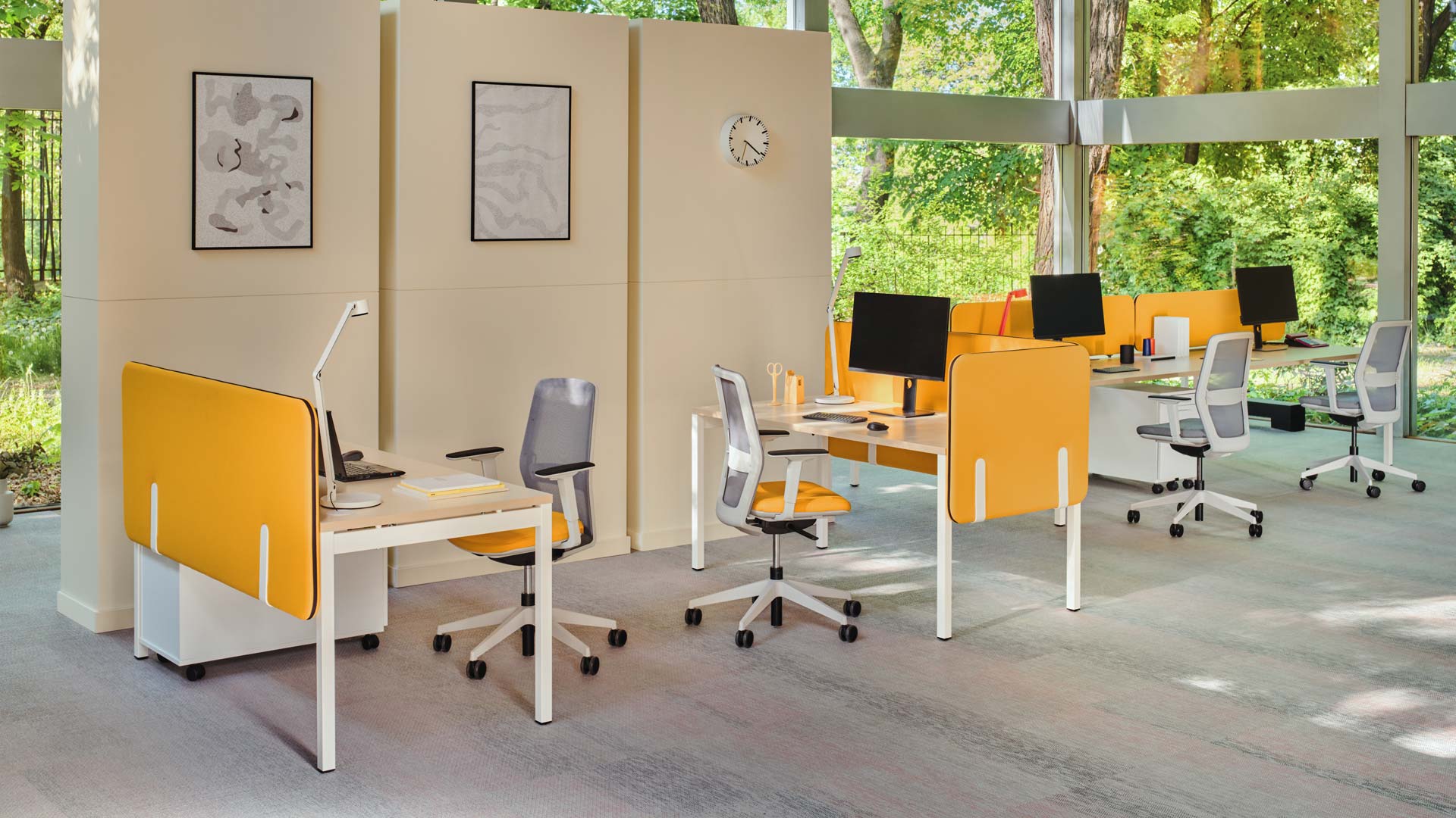 Akoestische bureauschermen Sonic Drive - lookbook