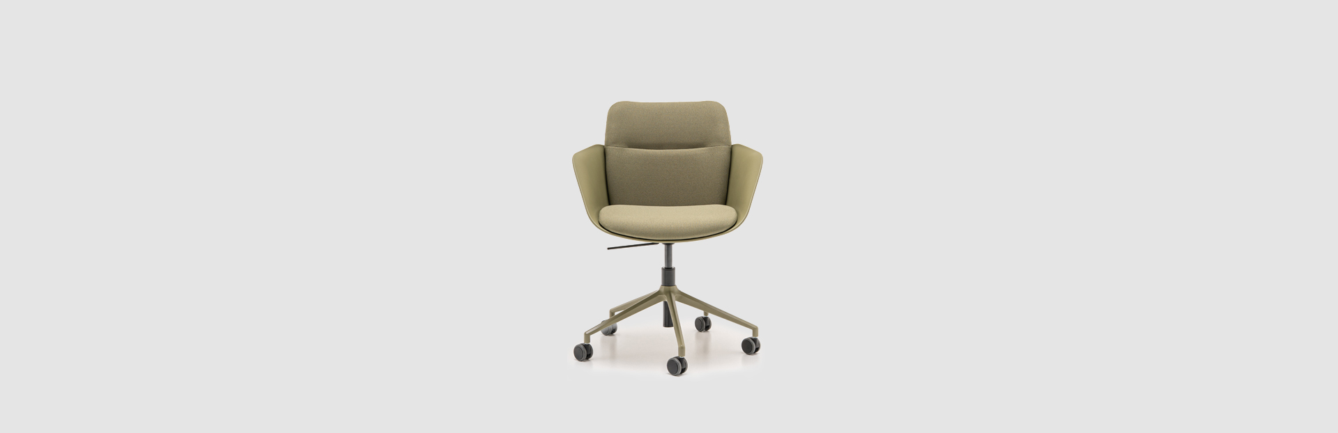 chair with an aluminum base and height adjustment Senda - lookbook