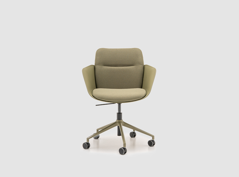 chair with an aluminum base and height adjustment Senda - lookbook