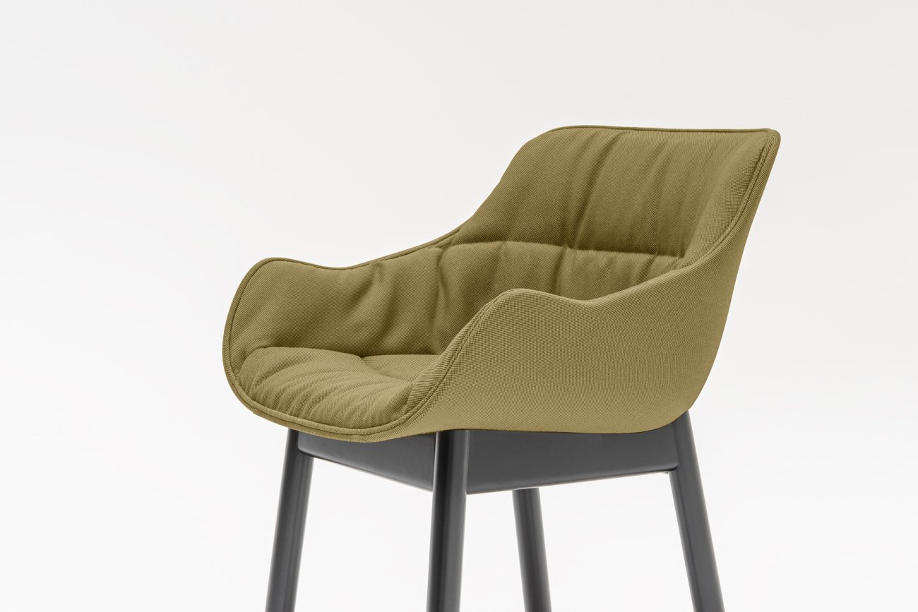 Chair With Wooden Base Baltic Soft Duo
