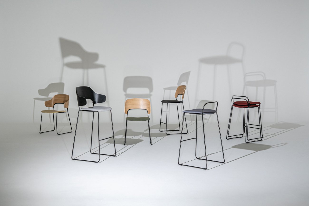 Tabouret Haut Rembourré Afi