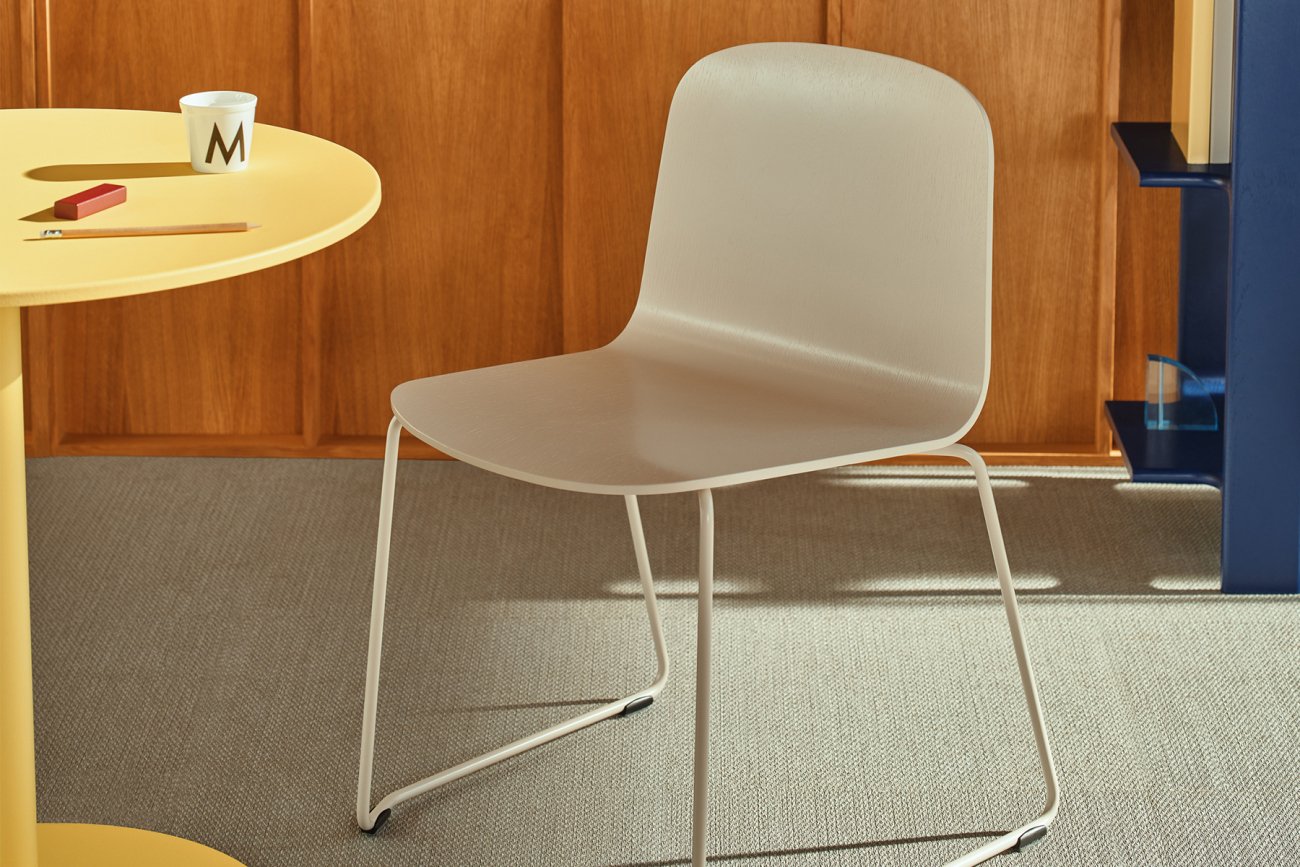 Plywood Chair With A Sled Base Nud
