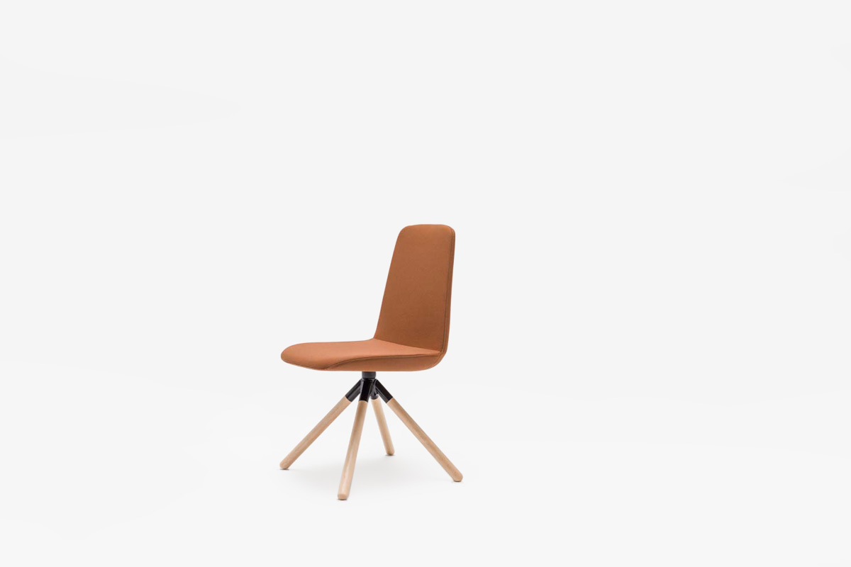 Stoel Met Een Houten Draaibare Basis Ulti