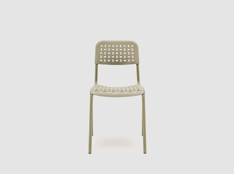 sedia con base a 4 gambe Tube - lookbook