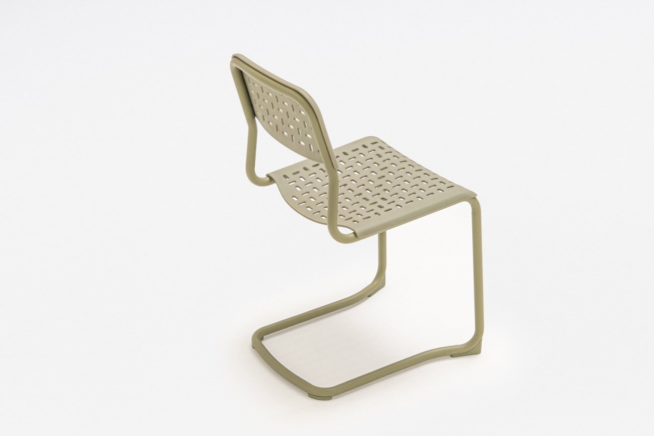 Chaise Structure Traîneau Tube
