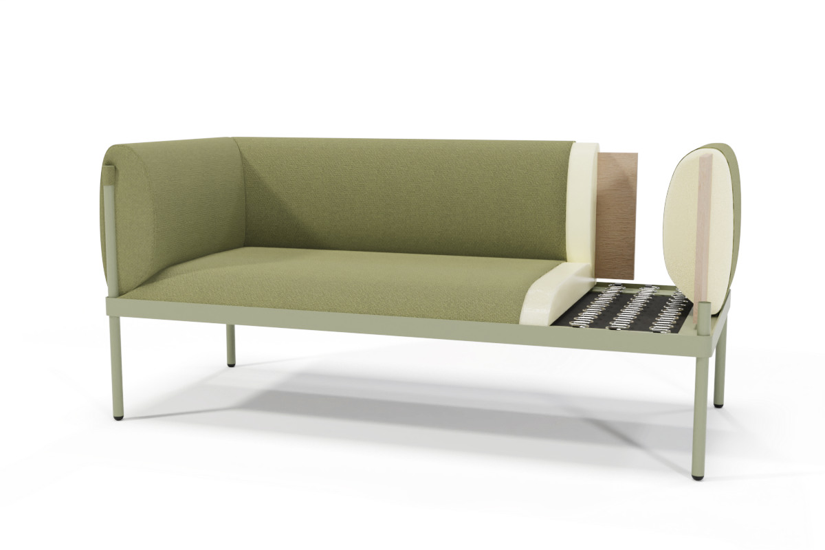 sofa low backed Stilt - lookbook