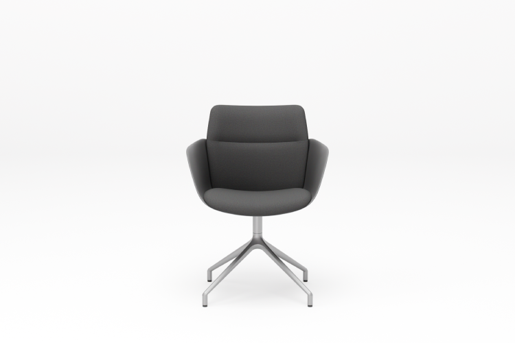 Chaise Avec Piètement Pivotant En Aluminium Senda