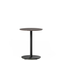 table Nodo: marbre marron, RAL 9005