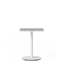 table Nodo: marbre blanc, RAL 9010