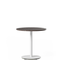table Nodo: marbre marron, RAL 9010