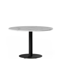 table Nodo: marbre blanc, RAL 9005