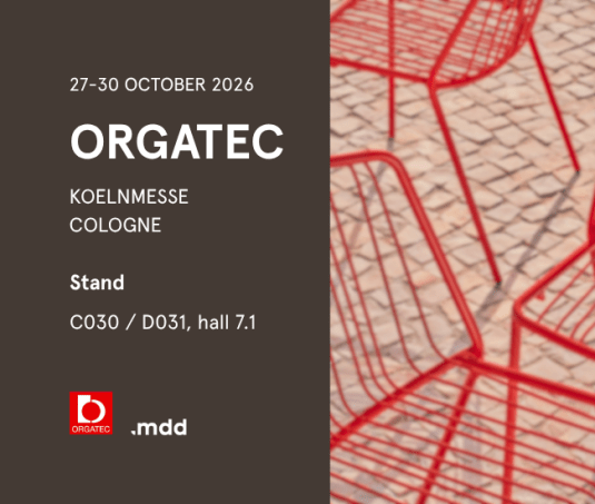 Ci vediamo alla fiera ORGATEC 2026!
