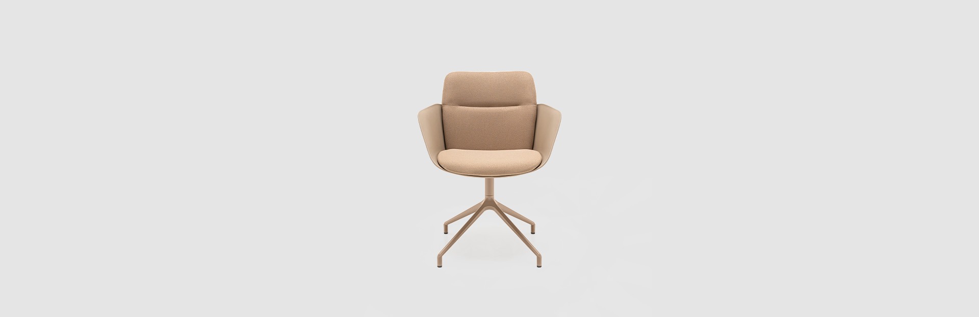 chaise avec piètement pivotant en aluminium Senda - lookbook