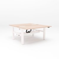 bench desk with electric height adjustment and common cable tray New generation Ogi Drive Bench