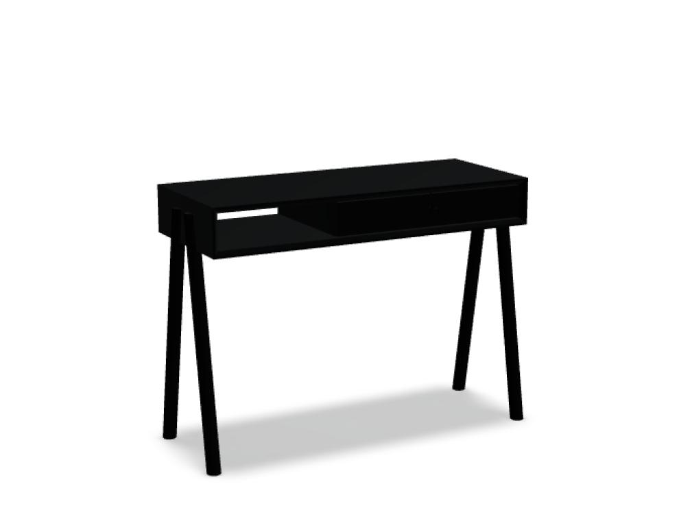 Holzschreibtisch
 - AMELIA - Schreibtisch aus Massivholz mit Schublade