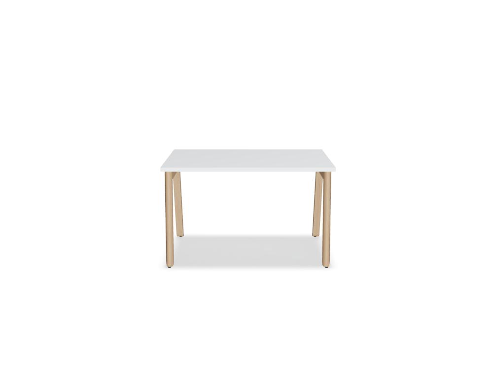 desk -   OGI B - standard desk with wooden legs