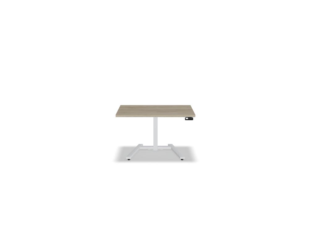 desk electrical height adjustment  -  OGI DRIVE – one leg desk with electric height adjustment, stroke 650 - 1300mm, sit-stand