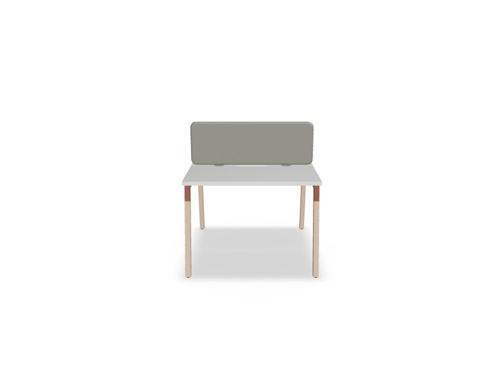 bench -  OGI W - bench sur pieds en bois