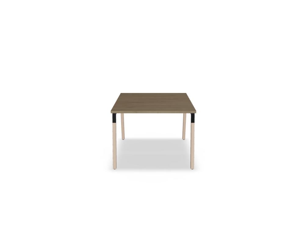 escritorio doble -   OGI W - escritorios enfrentados con patas de madera