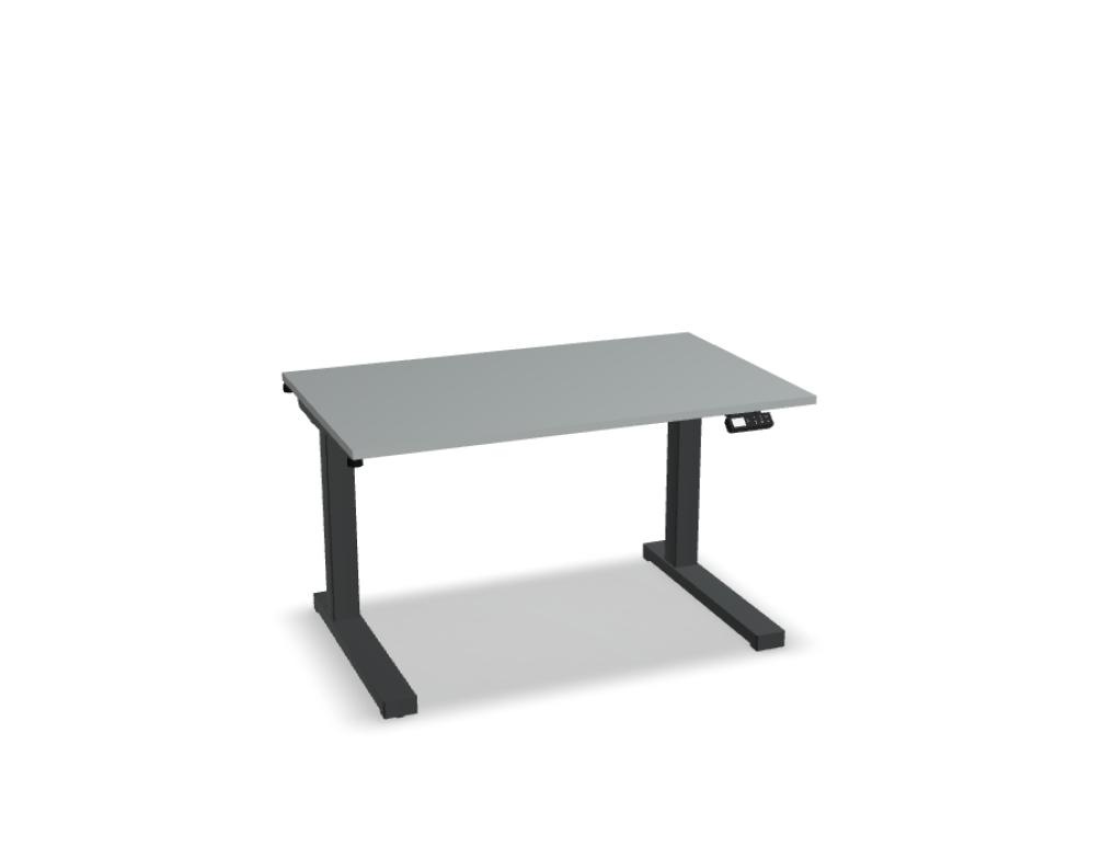 escritorio con ajuste eléctrico de altura 575-1225 mm -  COMPACT DRIVE - escritorio con ajuste eléctrico de altura - carrera 650 mm: 575 - 1225 mm