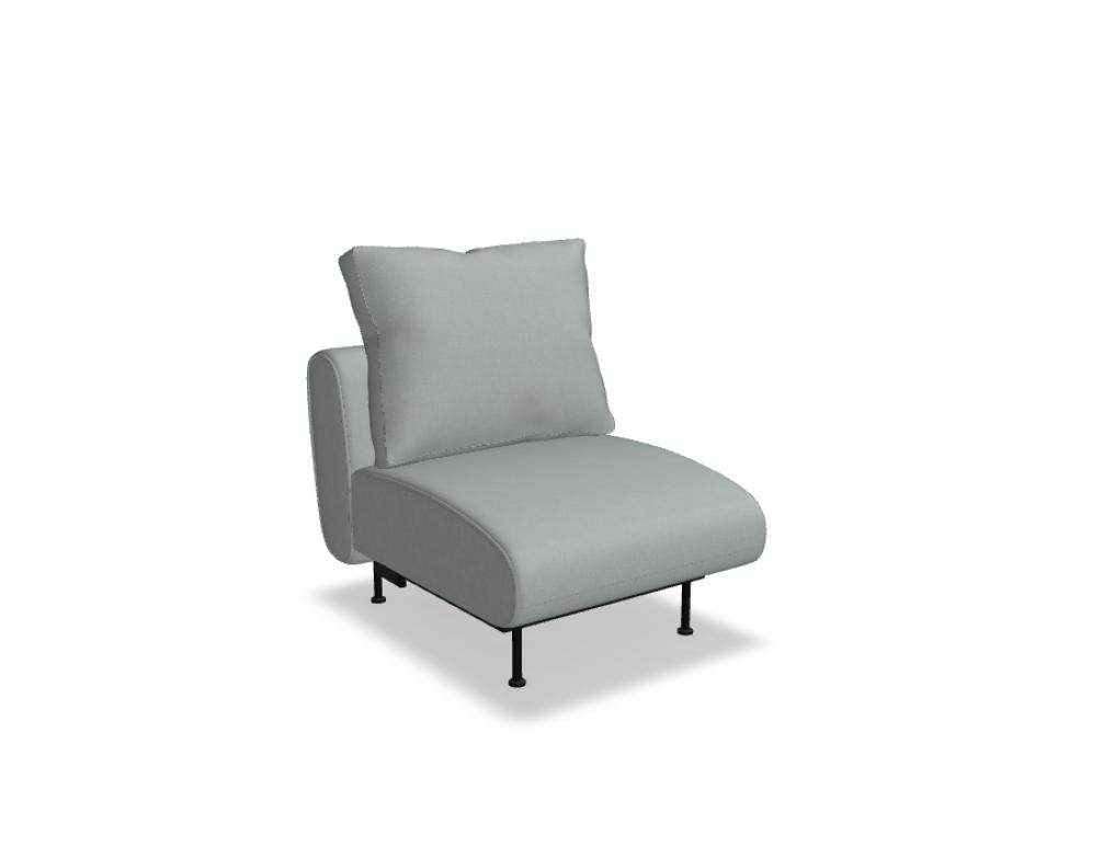 sillón -  LOTUS -  sillón tapizado