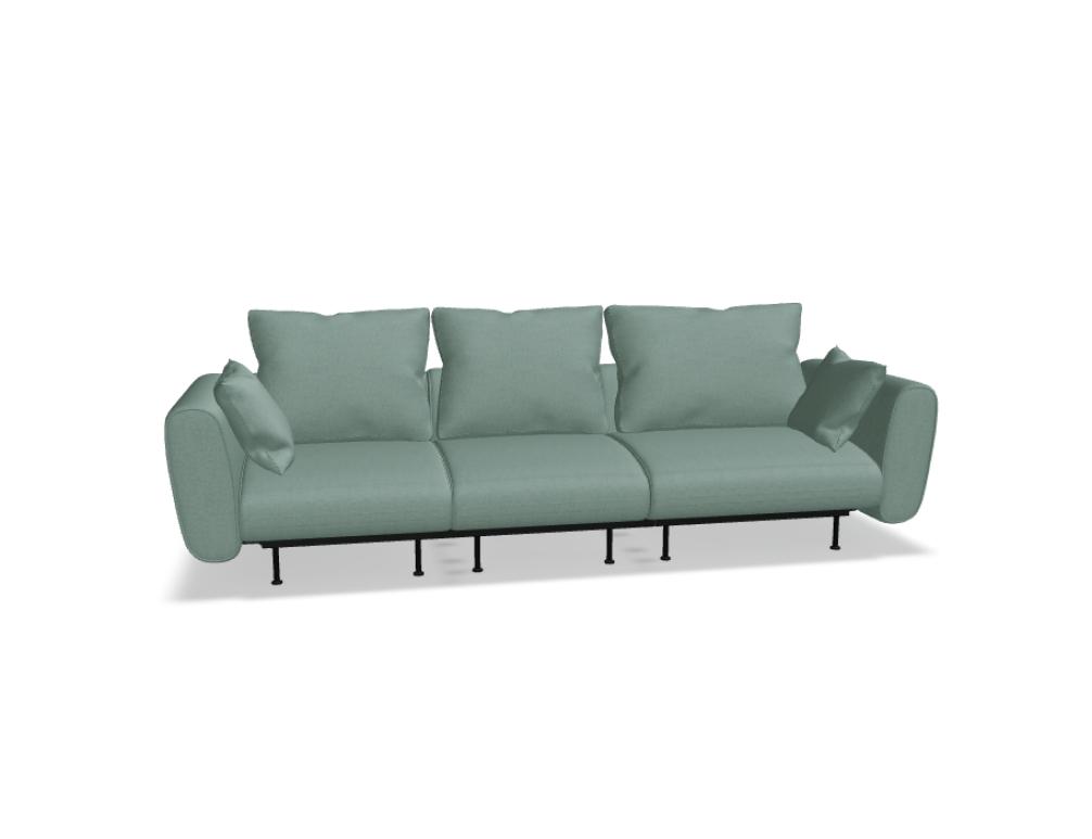  -  LOTUS - upholstered armchair; beginning element